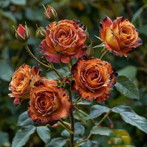 Роза плетистая Оранжевый Бриллиант купить по цене от 450р. в интернет-магазине «Посадика» с доставкой почтой в в Мичуринске и по всей России – [изображение №1].